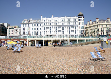 Queens Hotel Brighton Banque D'Images