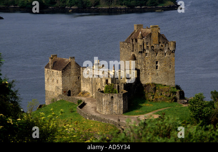 Le Château d'Eilean Donan en Ecosse Loch Duich Banque D'Images