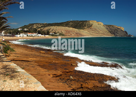 Praia da Luz Algarve Banque D'Images