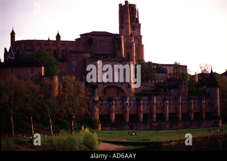 Cathédrale de Sainte Cécile (13e siècle). Albi. Département du Tarn. Région. France Banque D'Images