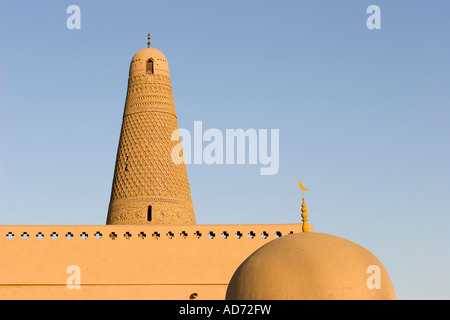 L'Emin Minaret à Turpan, Xinjiang, Chine Banque D'Images