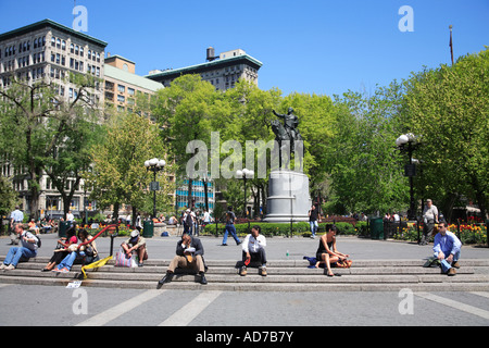 Union Square Manhattan New York USA Banque D'Images