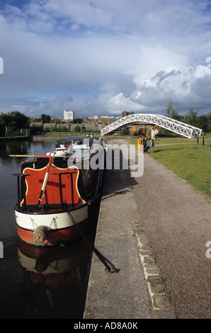 Barge Canal en Étrurie Stoke-on-Trent Banque D'Images