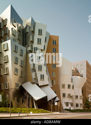 Le Ray et Maria Stata center pour l'informatique, l'information et des Sciences de l'intelligence, MIT, Cambridge, Massachusetts, USA Banque D'Images