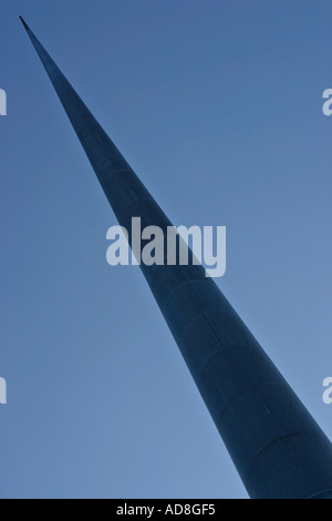 Silhouette de la spire de Dublin : Monument de la lumière Banque D'Images
