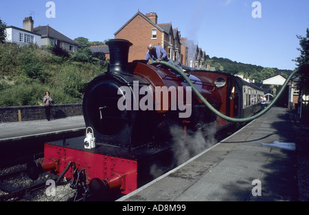 Locomotive à vapeur 'Jessie' à Llangollen, Denbighshire, Wales, UK Banque D'Images