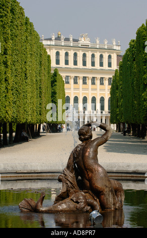 Vienne, Schönbrunn, fontaine Banque D'Images