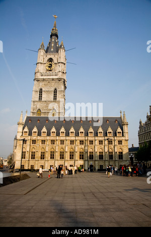 Cathédrale Saint-Bavon à Gand, Gand, Belgique, Europe Banque D'Images