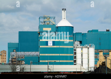 Usine chimique dans la ville de Warrington Banque D'Images