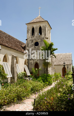 La Cathédrale de Saint François Xavier, à l'Ouest et l'Ouest Hill Street, Nassau, New Providence, Bahamas. Banque D'Images