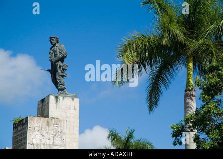 Statue commémorative de Che Guevara sur la Plaza de la Revolucion, Santa Clara, Villa Clara, Cuba. Banque D'Images