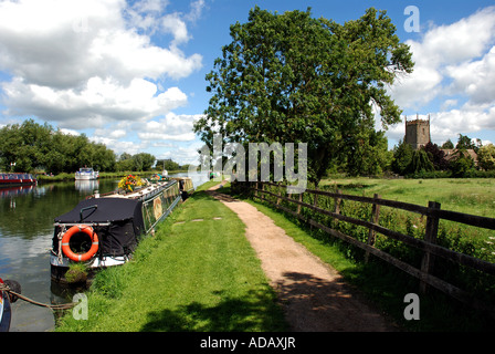 Gloucester et la netteté Canal à Frampton sur Severn, Gloucestershire, England, UK Banque D'Images