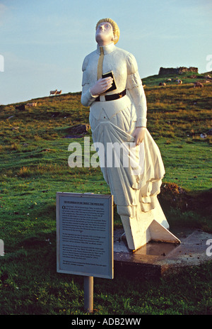 White femme otterswick ou dame de l'île de yell shetland ecosse uk go Banque D'Images