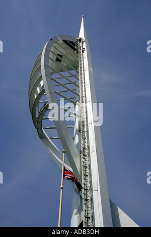 Tour Spinnaker conçu Scott Wilson a coûté £21m, 170m, 110m de la plate-forme d'observation portsmouth england uk go Banque D'Images