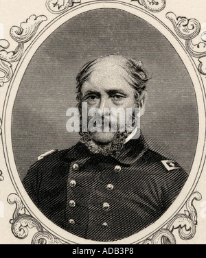 John Ancrum Winslow, 1811 - 1873. Commandant naval de l'Union pendant la guerre civile américaine. Contre-amiral dans la marine des États-Unis Banque D'Images