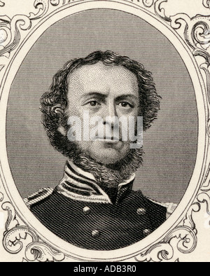 Samuel Francis Du Pont, 1803 - 1865. Commandant naval de l'Union pendant la guerre civile américaine et arrière amiral dans la marine des États-Unis. Banque D'Images