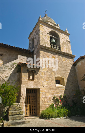 Carmel Mission Bell Tower Banque D'Images