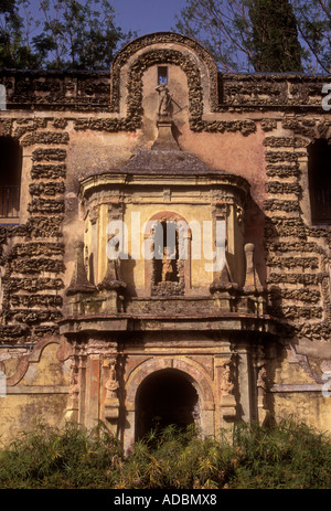 Pavillon de Charles V, El Alcazar, Séville, Séville, Espagne, Province Europe Banque D'Images