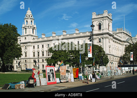 Les bus à double étage Whitehall Banque D'Images