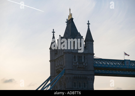 Tower Bridge Londres Détail Banque D'Images