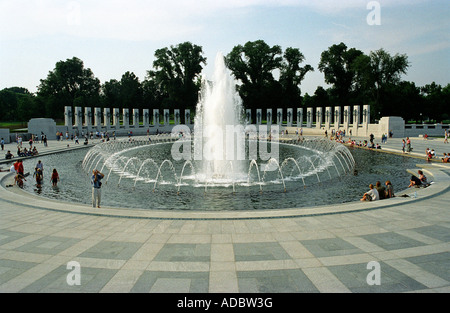 World War II Memorial à Washington, D.C., USA. Banque D'Images