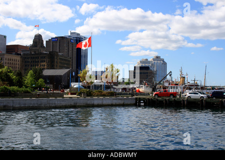 Et de loisirs Harborwalk port de Halifax, Nouvelle-Écosse, Canada, Amérique du Nord. Photo par Willy Matheisl Banque D'Images