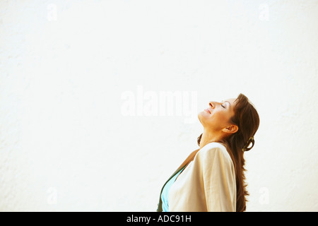 Portrait of a Mid adult woman Banque D'Images