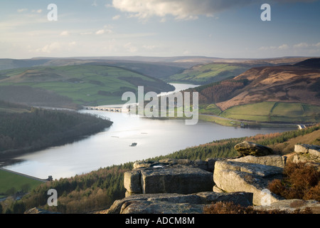 Bamford, Edge, Derbyshire Peak District, l'angleterre , Royaume-Uni Banque D'Images