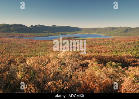 Vue de Reed Lookout dans les Grampians en Australie Banque D'Images
