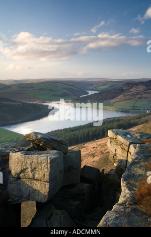 Bamford, Edge, Derbyshire Peak District, l'angleterre , Royaume-Uni Banque D'Images