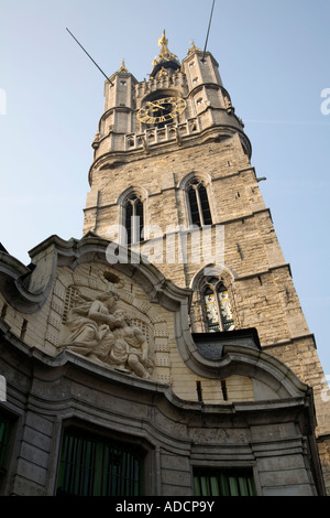 Cathédrale de Bavon une cathédrale du xiie siècle dans la région de Gent, Gand, Belgique, Europe Banque D'Images