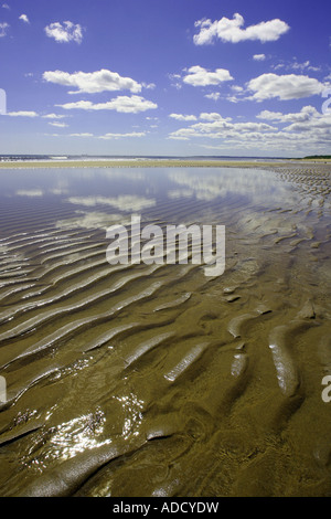 Balmedie Beach près des dunes de sable de Menie, Aberdeen, Écosse, Royaume-Uni Banque D'Images