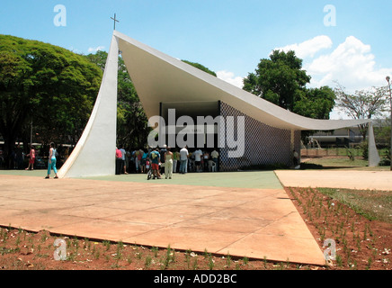 Igrejinha Chapelle de Fatima à Brasilia Banque D'Images