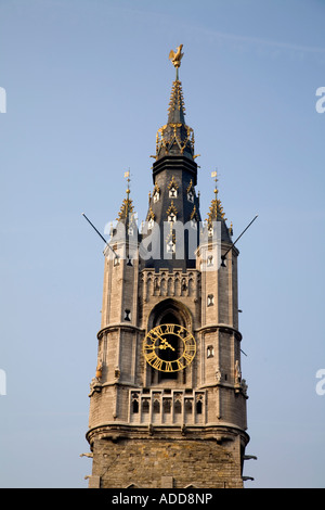 Cathédrale de Bavon une cathédrale du xiie siècle dans la région de Gent, Gand, Belgique, Europe Banque D'Images