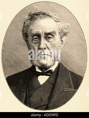 Anthony Ashley Cooper, 7e comte de Shaftesbury, alias lord Ashley et lord Shaftesbury, 1801-1885. Homme politique britannique, philanthrope et réformateur social. Banque D'Images