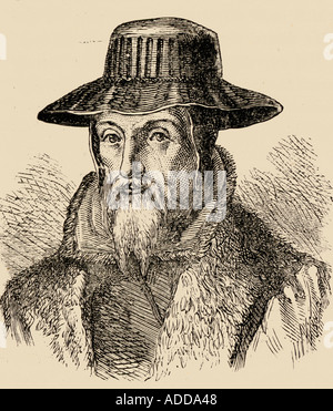 John Foxe, 1516/17 - 1587. L'historien anglais martyrologist, et Banque D'Images