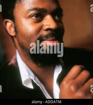 Ben Okri poète et romancier lauréat du Prix Booker né en 1959 au Nigeria Banque D'Images