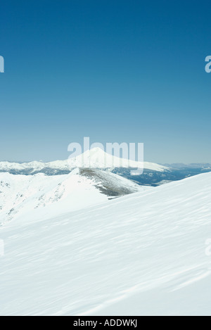 Paysage de montagne couverte de neige Banque D'Images