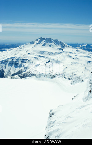 Paysage de montagne couverte de neige Banque D'Images