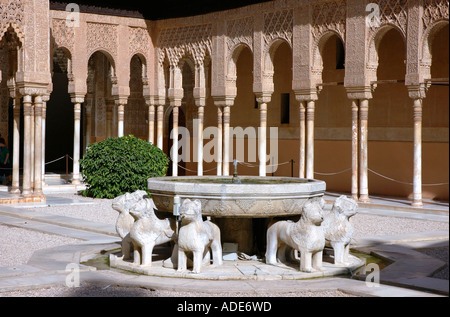 Vue sur l'Alhambra et Grenade andalousie andalousie forteresse Alcazaba España Espagne Iberia Europe Banque D'Images