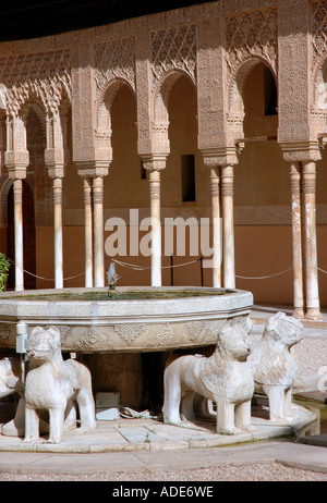 Vue sur l'Alhambra et Grenade andalousie andalousie forteresse Alcazaba España Espagne Iberia Europe Banque D'Images