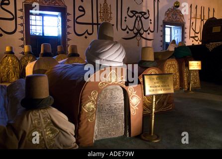 Mausolée et musée de Mevlana Rumi à Konya, Turquie Banque D'Images