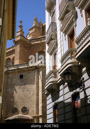 Vue de la cathédrale Grenade Andalousie Andalucía España Espagne Iberia Europe Banque D'Images