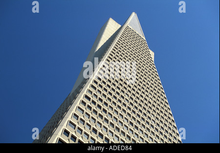 Le gratte-ciel pyramidal de la société Transamerica à San Francisco, Californie, USA Banque D'Images