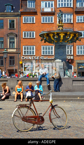 Nytorv au centre de Copenhague, Danemark EU Banque D'Images