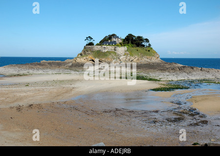 L'Ile Du Guesclin près de Saint-Malo, Ille et Vilaine, Bretagne France Bretagne Banque D'Images