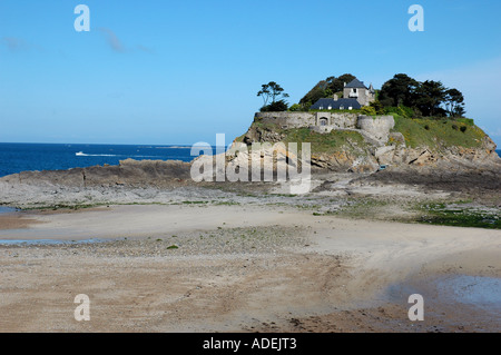 L'Ile Du Guesclin près de Saint-Malo, Ille et Vilaine, Bretagne France Bretagne Banque D'Images