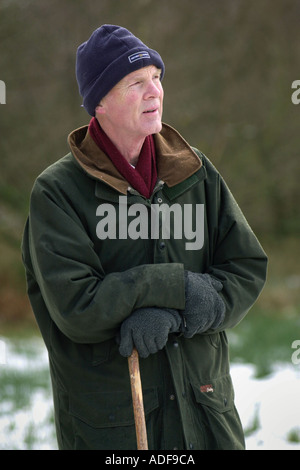 Lord Davies de Llandinam maître de la David Davies à l'assemblée annuelle de recherche de Boxing Day rencontrez Powys Pays de Galles UK Banque D'Images