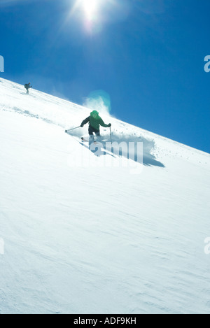 Descente à ski Banque D'Images