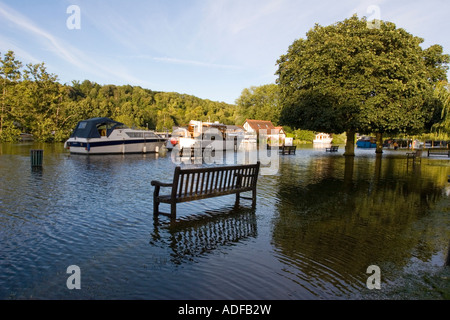 Les inondations de l'été 2007 - Henley on Thames - Oxfordshire Banque D'Images